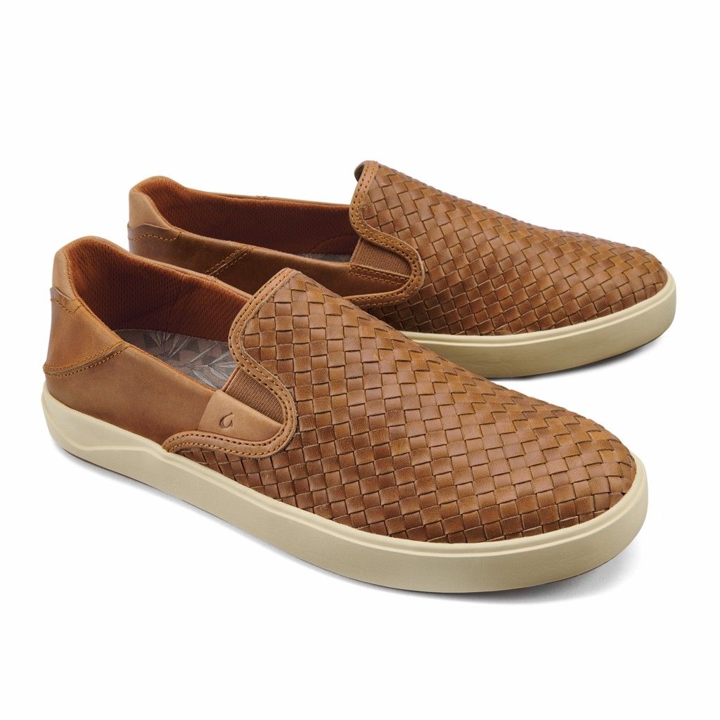 Zapatos Olukai Lae‘ahi Lauhala - Zapatos Hombre Cafes 20305-746